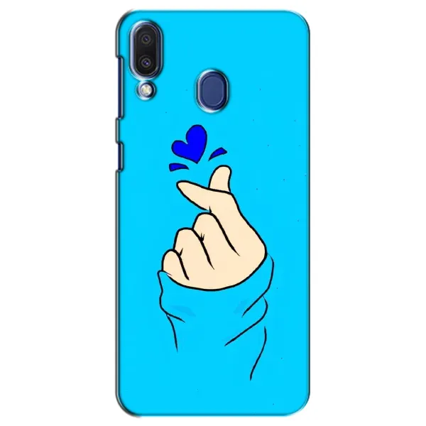 Чехол с рисунком «Сердце на синем» для Samsung Galaxy M20 (M205) Чехол с рисунком «Сердце на синем» для Samsung Galaxy M20 (M205)