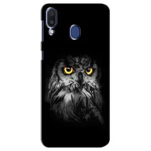 Чохли з принтом СОВИ для Samsung Galaxy M20 (M205) (Сова на чорному)