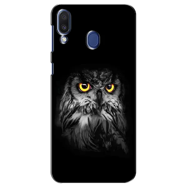 Чехол с рисунком «Сова на чёрном» для Samsung Galaxy M20 (M205) Чехол с рисунком «Сова на чёрном» для Samsung Galaxy M20 (M205)