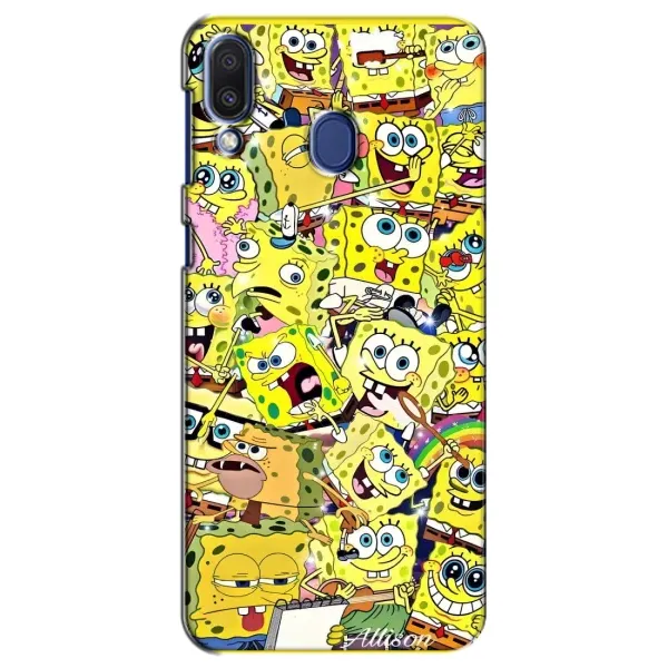 Чехол с рисунком «Спанч Боб Арт» для Samsung Galaxy M20 (M205) Чехол с рисунком «Спанч Боб Арт» для Samsung Galaxy M20 (M205)