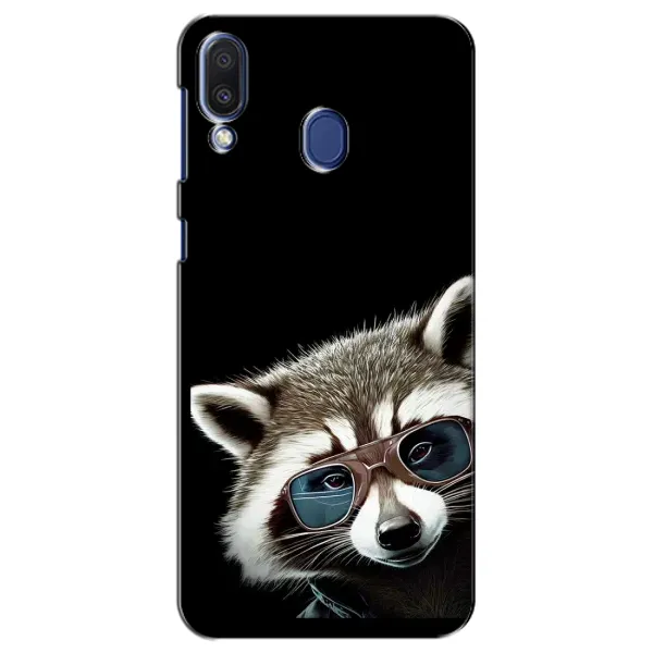 Чехол с рисунком «Стильный Енот» для Samsung Galaxy M20 (M205) Чехол с рисунком «Стильный Енот» для Samsung Galaxy M20 (M205)