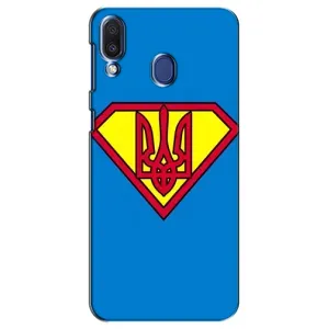 Чехол с картинкой (Патриотический ГЕРБ) на Samsung Galaxy M20 (M205) (Super - Герб)