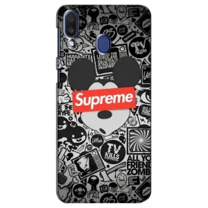 Чехол с рисунком «Supreme Маус» для Samsung Galaxy M20 (M205)