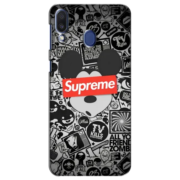 Чехол с рисунком «Supreme Маус» для Samsung Galaxy M20 (M205) Чехол с рисунком «Supreme Маус» для Samsung Galaxy M20 (M205)