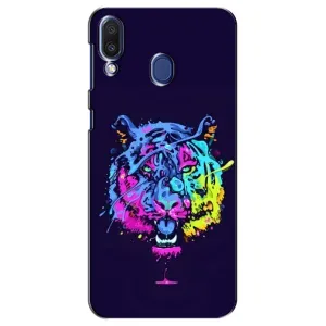 Силіконовий бампер з картинкою звірів для Samsung Galaxy M20 (M205) (Тигр-Арт)