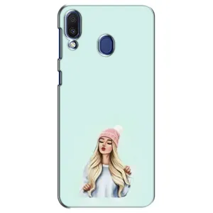 Силиконовый Чехол на Samsung Galaxy M20 (M205) с картинкой Стильных Девушек (В шапке)