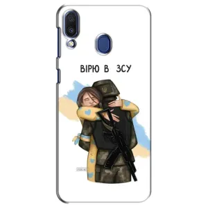 Патриотический Чехол для Samsung Galaxy M20 (M205) (Верим в ЗСУ)