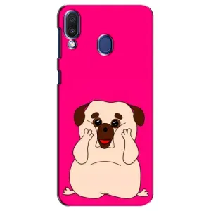 Чохол (ТПУ) Милі песики для Samsung Galaxy M20 (M205) (Веселий Мопсік)