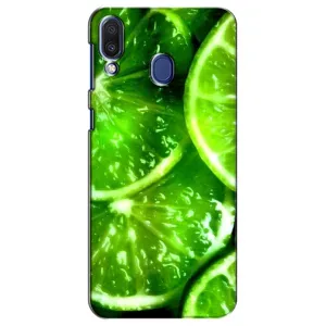 Чехол с изображением вкусной еды для Samsung Galaxy M20 (M205) (Яркий ЛАЙМ)