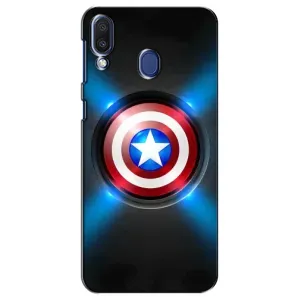 Чохол с Щітом Капітана Америки на Samsung Galaxy M20 (M205) (Яскраий Щит Капітана)