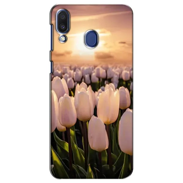 Чехол с рисунком «Закат с цветами» для Samsung Galaxy M20 (M205)
