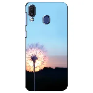 Силиконовый Чехол с одуванчиками на Samsung Galaxy M20 (M205) (Закат с одуванчиком)