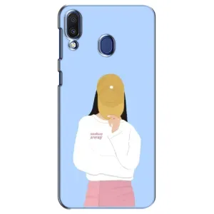 Силиконовый Чехол на Samsung Galaxy M20 (M205) с картинкой Стильных Девушек (Желтая кепка)