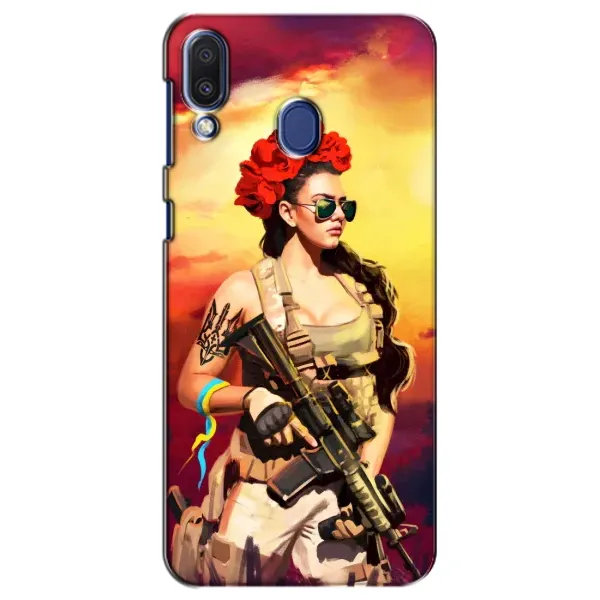 Чехол с рисунком «Женщина солдат» для Samsung Galaxy M20 (M205) Чехол с рисунком «Женщина солдат» для Samsung Galaxy M20 (M205)