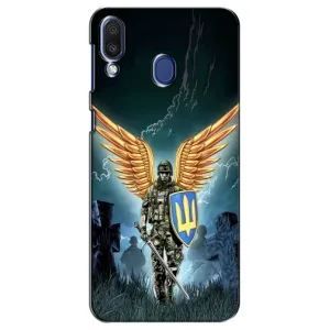 Патриотический Чехол для Samsung Galaxy M20 (M205) (ЗСУ з крильями)