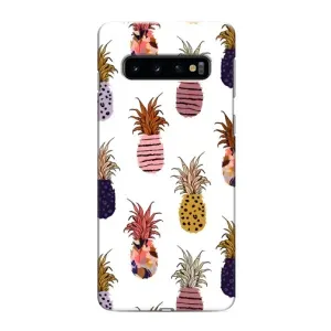 Чехол с изображением вкусной еды для Samsung Galaxy S10e (Ананасы)