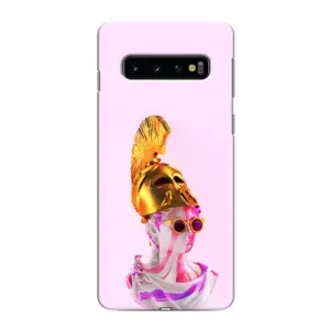 Чехол с Прикольным принтом на Samsung Galaxy S10e (АРТ Статуя)