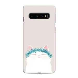 Чохол на тематику: Коти для Samsung Galaxy S10e (Білий котик)