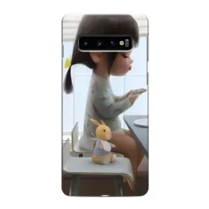 Дівчачий Чохол для Samsung Galaxy S10e (ДІвчина з іграшкою)
