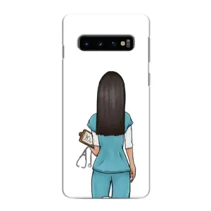 Силиконовый бампер (Работники) на Samsung Galaxy S10e (Доктор)