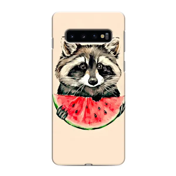 Чехол с рисунком «Енот» для Samsung Galaxy S10e Чехол с рисунком «Енот» для Samsung Galaxy S10e