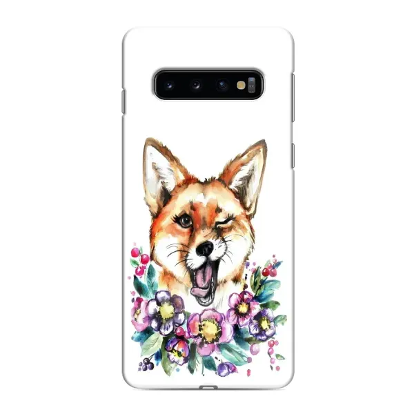 Чехол с рисунком «Хитрая лиса» для Samsung Galaxy S10e Чехол с рисунком «Хитрая лиса» для Samsung Galaxy S10e