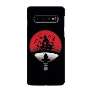 Чохли з принтом Ітачі Учіха на Samsung Galaxy S10e (Ітачі на чорному)