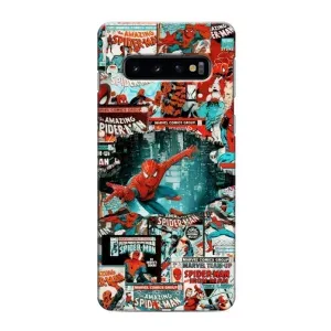 Чехол Супергерой Человека Паука на Samsung Galaxy S10e (Комиксы Человек Паук)