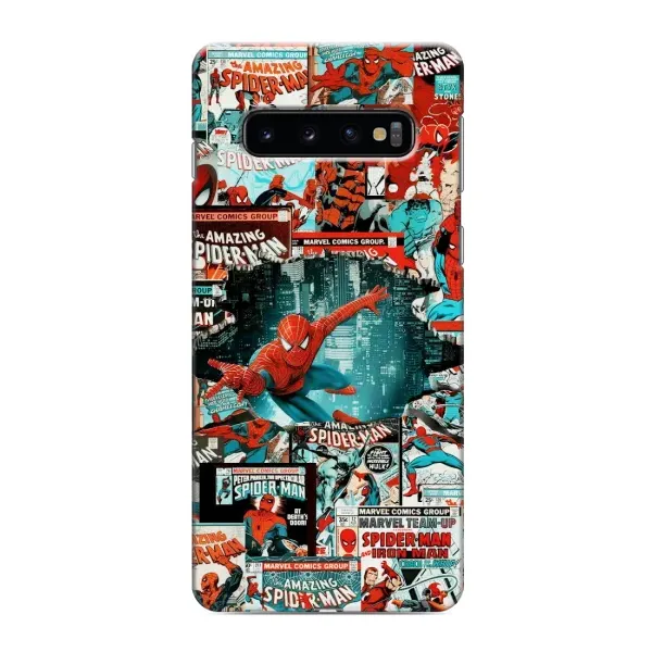 Чехол с рисунком «Комиксы Человек Паук» для Samsung Galaxy S10e Чехол с рисунком «Комиксы Человек Паук» для Samsung Galaxy S10e