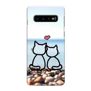 Силіконові Чохли Коханій людині для Samsung Galaxy S10e (Котейки)