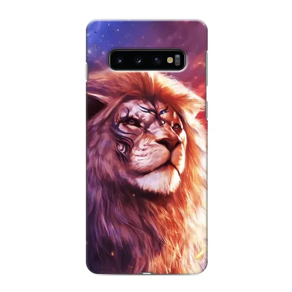 Чехол с рисунком «Красочный ЛЕВ» для Samsung Galaxy S10e