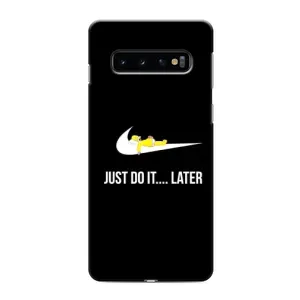 Силиконовый Чехол на Samsung Galaxy S10e с картинкой Nike (Later)