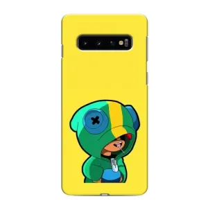 Чехол Бравл Старс для Samsung Galaxy S10e (Леон (LEON))