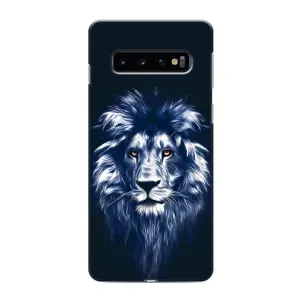 Чохол з картинкою на Samsung Galaxy S10e (Лев – синій)