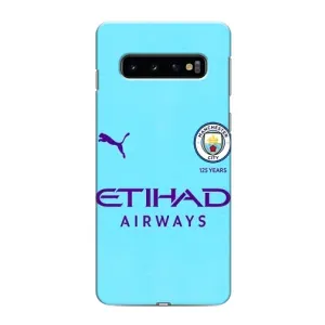 Силиконовые Чехлы принт Футбол на Samsung Galaxy S10e (Man City)