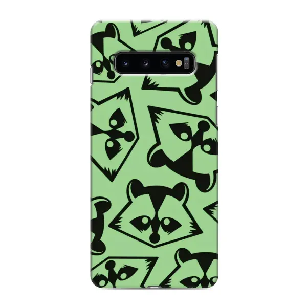 Чехол с рисунком «Мордочки Енота» для Samsung Galaxy S10e Чехол с рисунком «Мордочки Енота» для Samsung Galaxy S10e