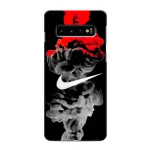 Силиконовый Чехол на Samsung Galaxy S10e с картинкой Nike (Nike дым)
