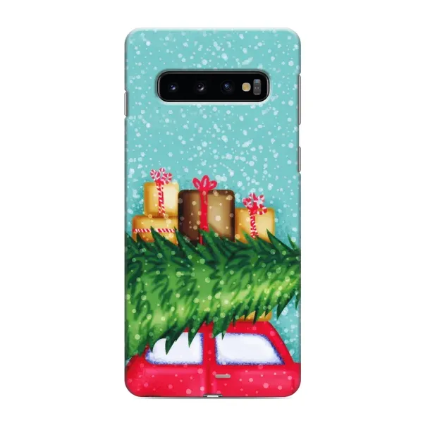 Чехол с рисунком «Новогодние подарки» для Samsung Galaxy S10e