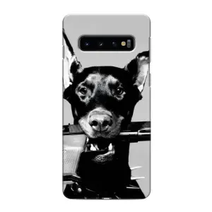Чохол ДОБЕРМАН для Samsung Galaxy S10e (Небезпечний доберман)