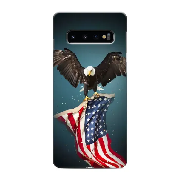 Чехол с рисунком «Орел и флаг» для Samsung Galaxy S10e