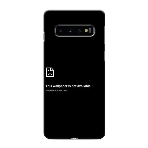 Чехол с рисунком «Ошибка» для Samsung Galaxy S10e Чехол с рисунком «Ошибка» для Samsung Galaxy S10e