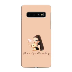 Силіконовый Чохол на Samsung Galaxy S10e з картинкой Модных девушек (З собакою)