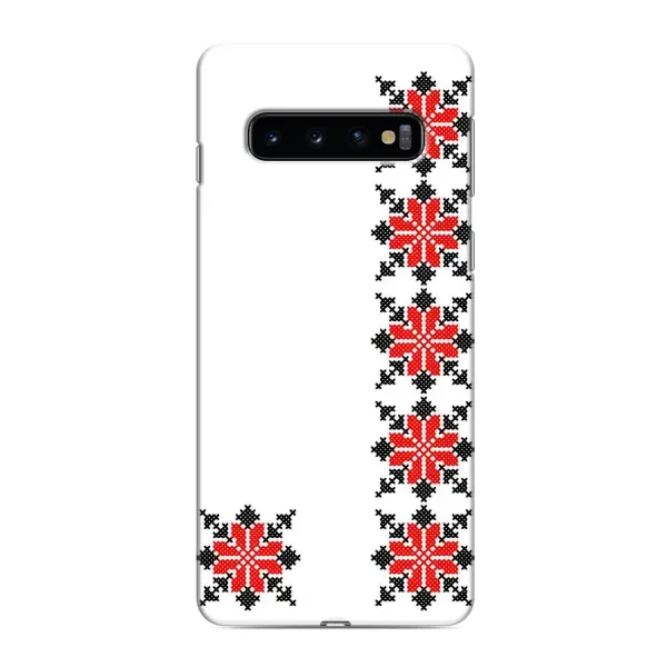 Чехол с рисунком «Силуэт вышиванки» для Samsung Galaxy S10e Чехол с рисунком «Силуэт вышиванки» для Samsung Galaxy S10e