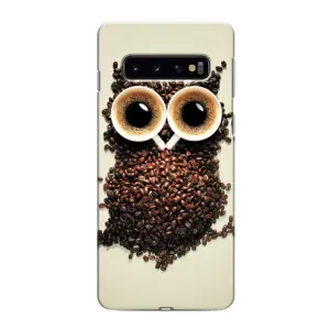 Чохли з принтом СОВИ для Samsung Galaxy S10e (Сова з зерен кави)