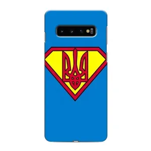 Чехол с картинкой (Патриотический ГЕРБ) на Samsung Galaxy S10e (Super - Герб)