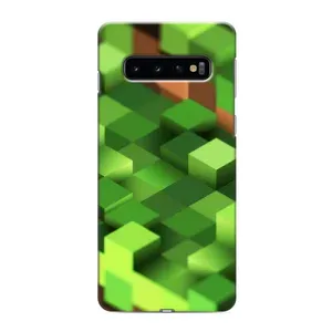 Чехлы для Samsung Galaxy S10e (Персонажи Майн Крафт) (Текстура)