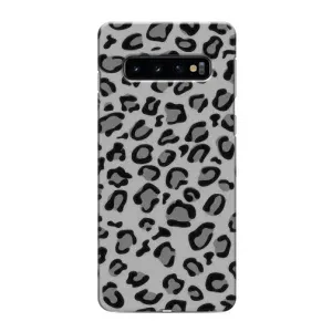 Чехол с леопардовым принтом на Samsung Galaxy S10e (Темный леопрад)