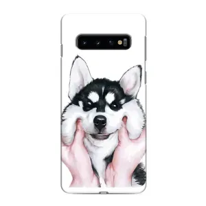 Бампер для Samsung Galaxy S10e з картинкою "Песики" (Собака Хаскі)