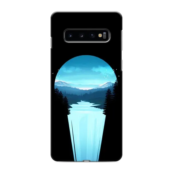 Чехол с рисунком «Синий Водопад» для Samsung Galaxy S10e Чехол с рисунком «Синий Водопад» для Samsung Galaxy S10e