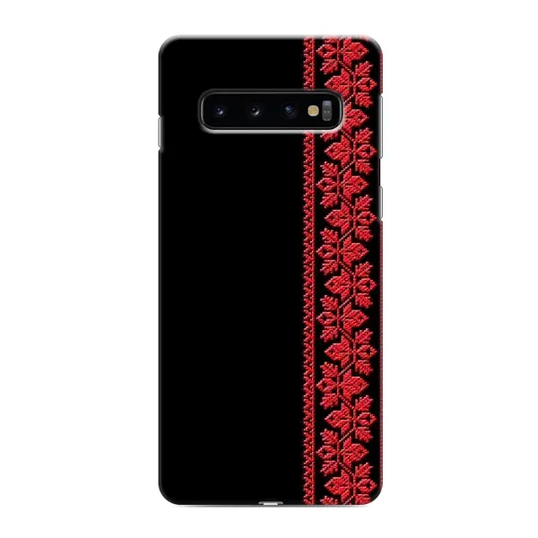Чехол с рисунком «Вышиванка на черном» для Samsung Galaxy S10e Чехол с рисунком «Вышиванка на черном» для Samsung Galaxy S10e